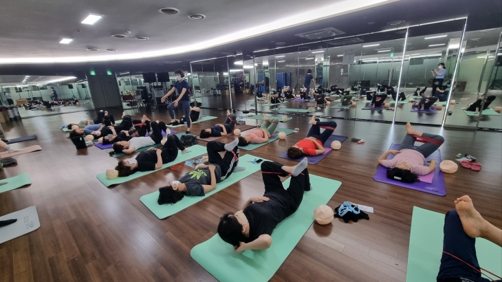 금천구 ‘슬기로운 갱년기 극복 프로젝트’ 참가자 모습.   금천구 제공