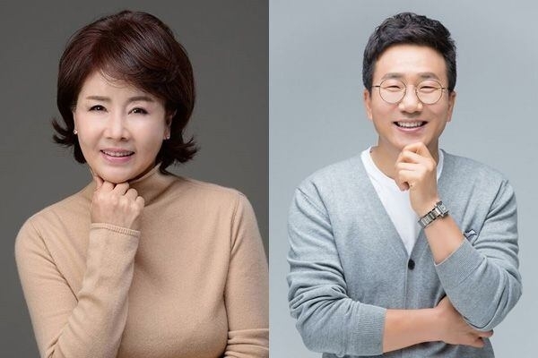 배우 선우은숙(왼쪽)과 유영재 아나운서. 스타잇엔터테인먼트
