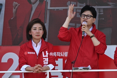 한동훈, 청계광장 파이널 유세 “딱 한 표 부족…나락 막아달라”