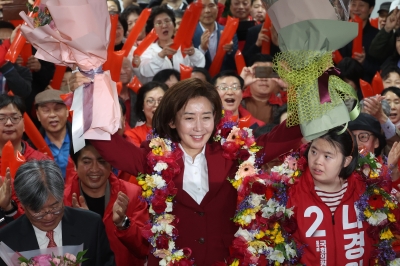 나경원, 출구조사 뒤집고 동작을 당선 확실