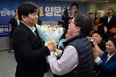 ‘불법대출 논란’ 민주 양문석, 경기 안산갑 당선 확실