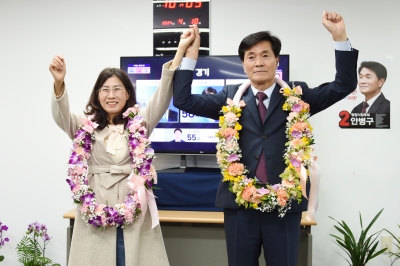 대전 중구청장 민주 김제선 유력… 국민의힘 안병구 밀양시장 당선