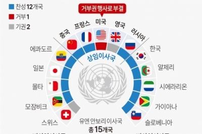 미국이 거부한 팔 유엔 가입, 한국은 왜 찬성표 던졌을까