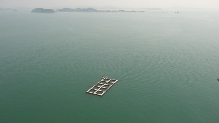 경기도, 드론을 활용한 가두리 양식장 관리 실태 조사 자료사진(경기도 제공)