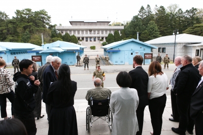 ‘가평전투 73주년’ 4개국 참전용사 판문점 방문