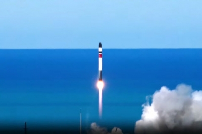 [포토] 초소형 군집위성 1호기 탑재 우주발사체 ‘일렉트론’ 발사