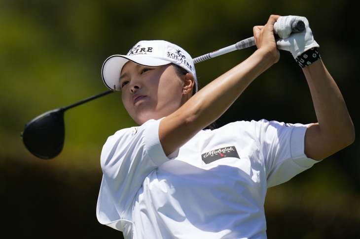 2024 LPGA 투어 LA 챔피언십에서 공동 4위에 오른 고진영. AP 연합뉴스