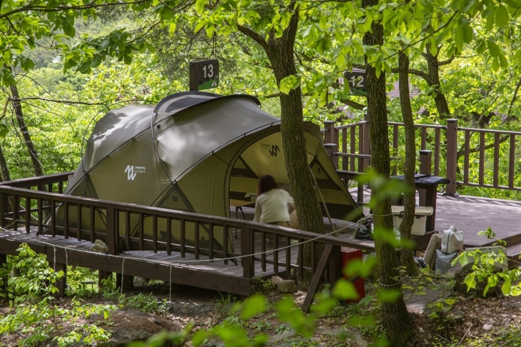 양평 백운봉자연휴양림(경기관광공사 제공)