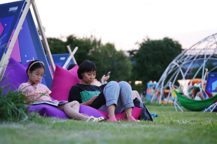 지난해 열린 책읽는 한강공원의 모습. 서울시 제공