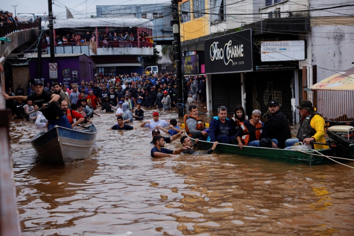 브라질 역대급 폭우… 75명 사망·103명 실종