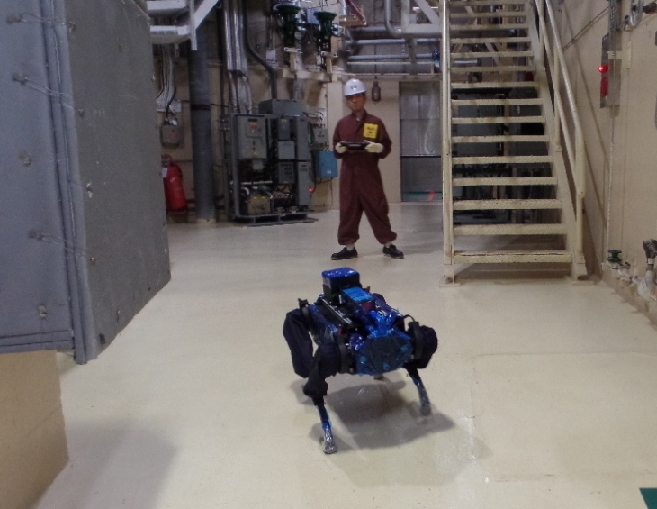 고리원전 1호기 해체에 투입되는 4족 로봇