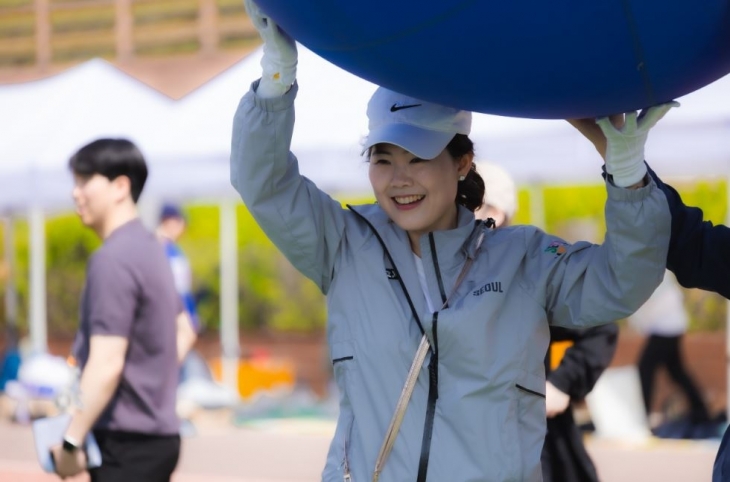 지난 4일 ‘2024년 아동복지시설 꿈나무 체육대회’에 참석한 구미경 의원