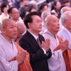 尹 “부처님 마음 새기며 올바른 국정”… 조국 공식 석상 5년 만에 첫 대면