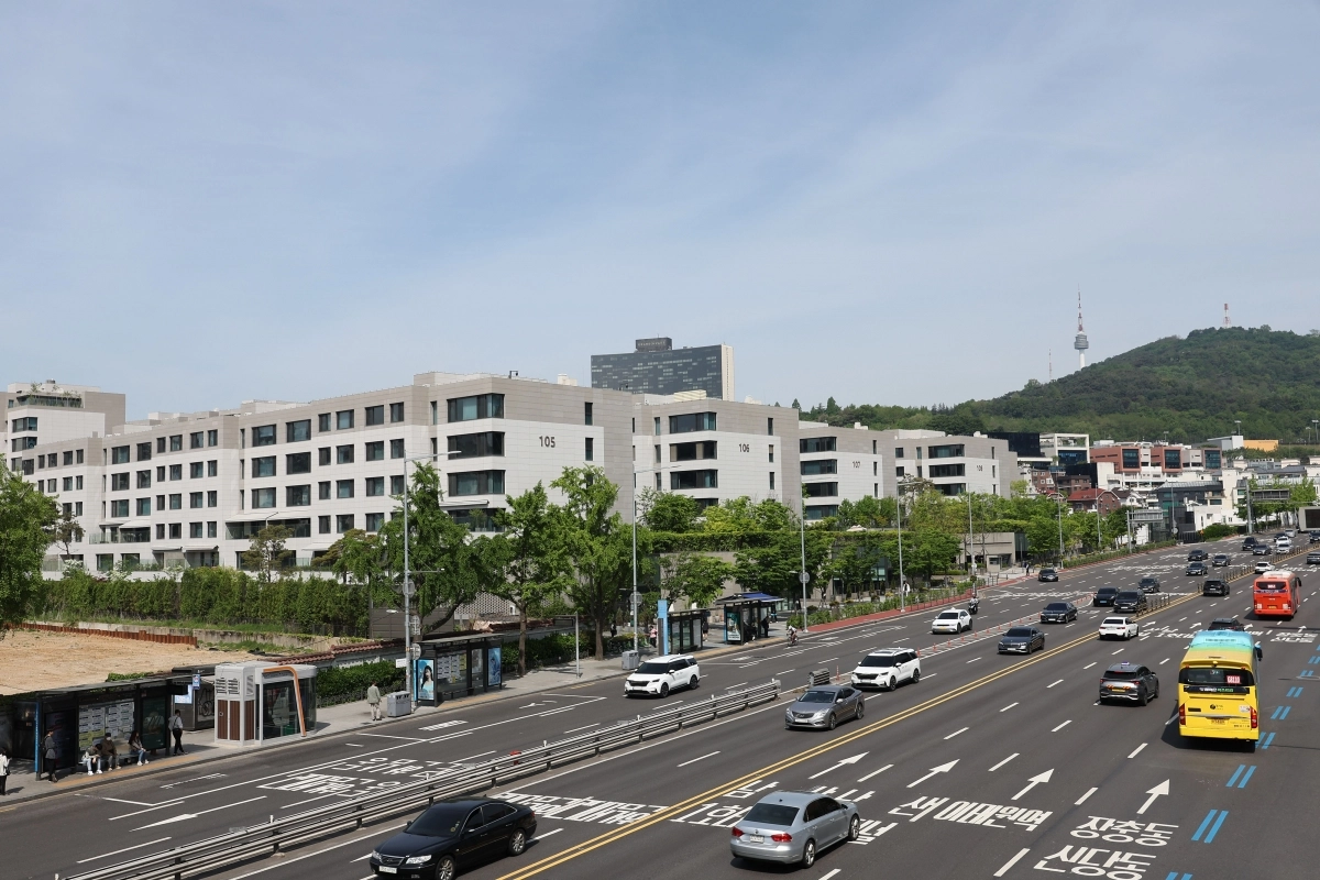 서울 용산구 한남동을 대표하는 고가주택 ‘나인원한남’의 모습. 2024.4.28 연합뉴스 서울 용산구 한남동을 대표하는 고가주택 ‘나인원한남’의 모습. 2024.4.28 연합뉴스