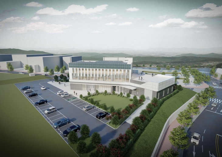 김해 미래차 디지털기술 연구개발단지 내 미래차 버추얼 개발센터 조감도. 2024.5.21. 경남도 제공