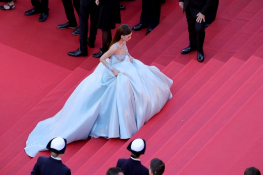 Pia Wurtzbach attends the premiere of ‘Le Comte de Monte-Cristo’ during the 77th annual Cannes Film Festival, in Cannes, France, 22 May 2024. The movie is presented out of competition of the festival which runs from 14 to 25 May 2024.  EPA 연합뉴스