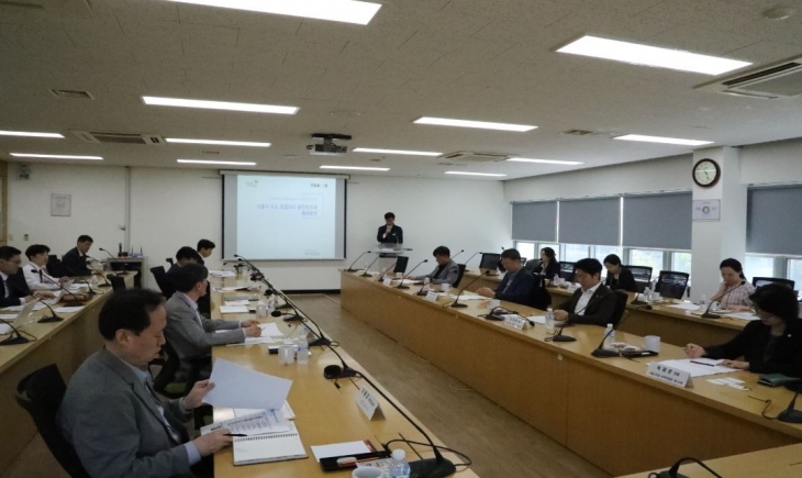 정책위원회-서울에너지공사 현장간담회 모습