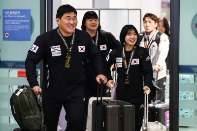 한국 유도 ‘금의환향’… 파리서도  金 메친다