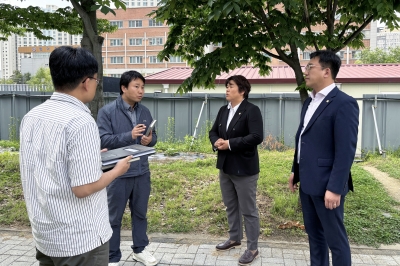 임희도·박선미 하남시의원, 미사강변도시 고교 신축 예정부지 불법건축물 엄단 촉구