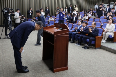 [속보] 국민의힘, ‘채상병특검법 부결’ 당론 채택