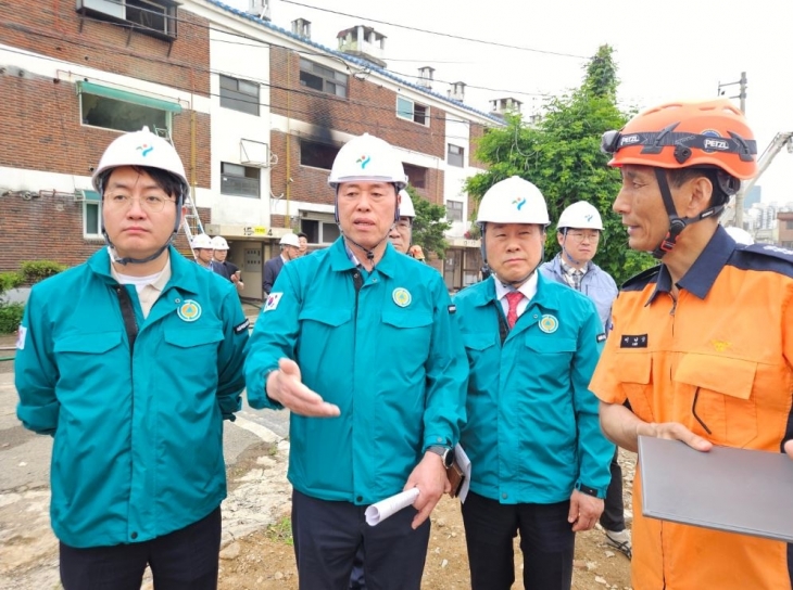 풍수해 종합훈련 현장 브리핑