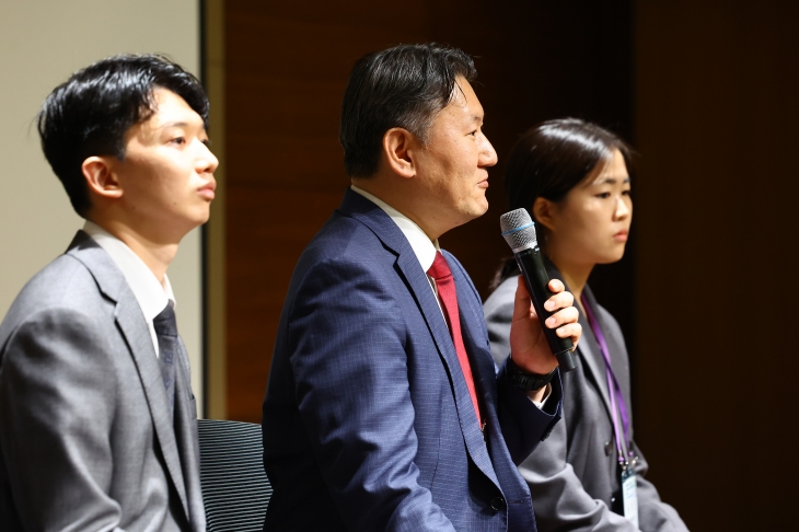 ‘의정갈등을 넘어 미래 의료로’ 발언하는 김창수 전의교협 회장