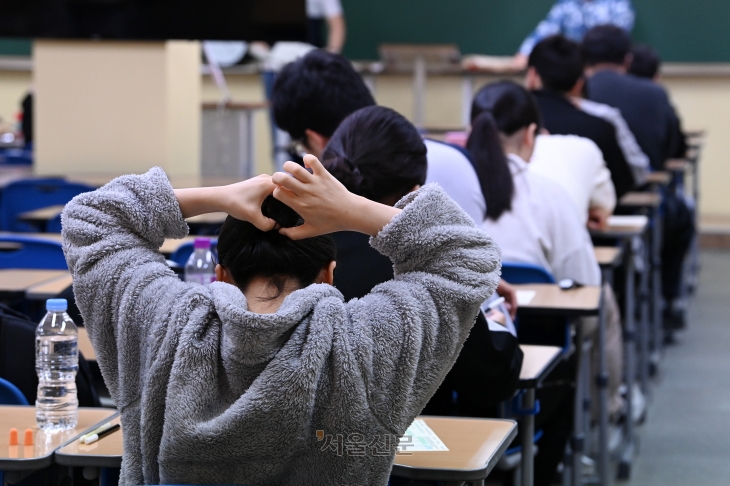 시험 보는 학생 이미지. 기사와 직접 관계없음. 2024.6.4 도준석 전문기자