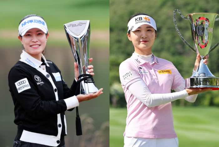 박민지(왼쪽)·이예원(오른쪽). KLPGA 제공