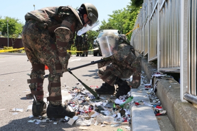 ‘北오물풍선 때 부하들과 회식’ 1사단장 직무배제…“신뢰 저하”