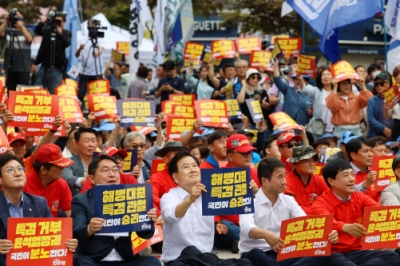 [포토] 전북서 열린 해병대원 특검 촉구 집회