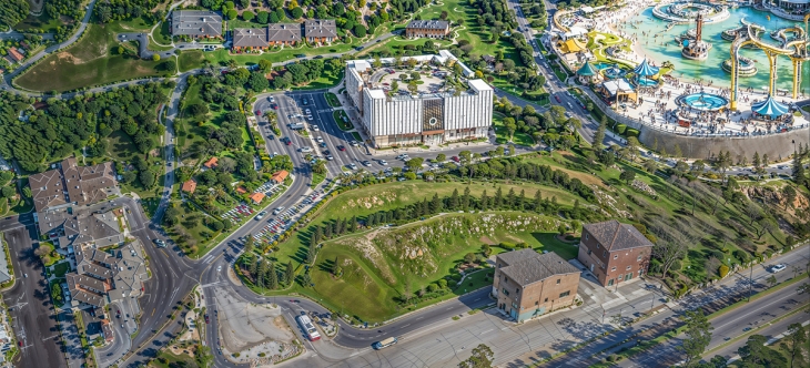 여수 아쿠아가든 조감도.