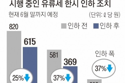 “여전한 고물가” “月 5000억 추가 세수”… 10번째 유류세 인하 연장 놓고 ‘딜레마’