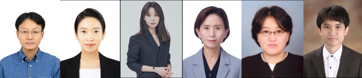 왼쪽부터 국립창원대 손성욱 교수, 김민혜 교수, 김세진 교수, 홍승현 교수, 이홍경 교수, 신동규 교수. 2024.6.16. 국립창원대 제공