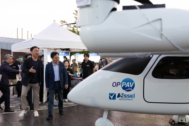 미래모빌리티 페스타 행사에 참석한 김동연 경기도지사. 경기도 제공