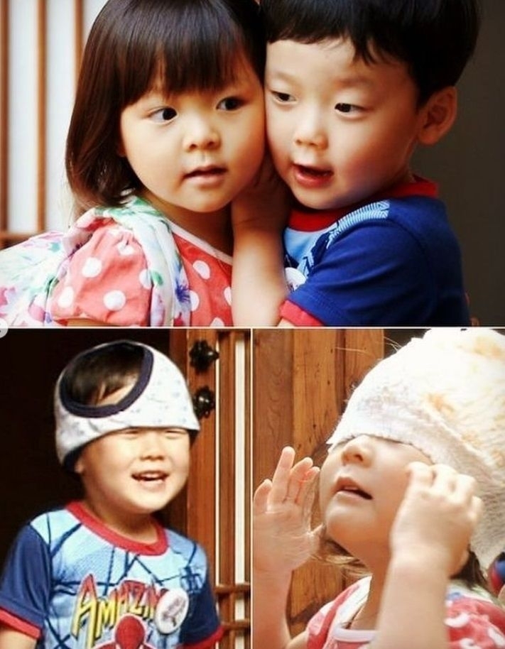 유토와 추사랑의 모습. 추성훈 인스타그램 캡처