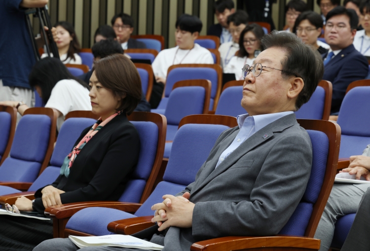 이재명 대표와 고민정 최고위원