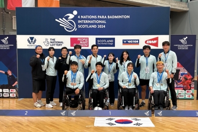 한국 장애인 배드민턴, 패럴림픽 시드 걸린 국제대회서 ‘금 3·동 4’…신구조화 빛나