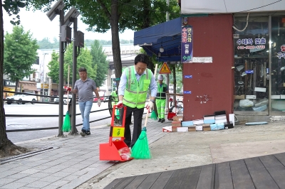 이성헌 서대문구청장, 청소로 후반기 스타트