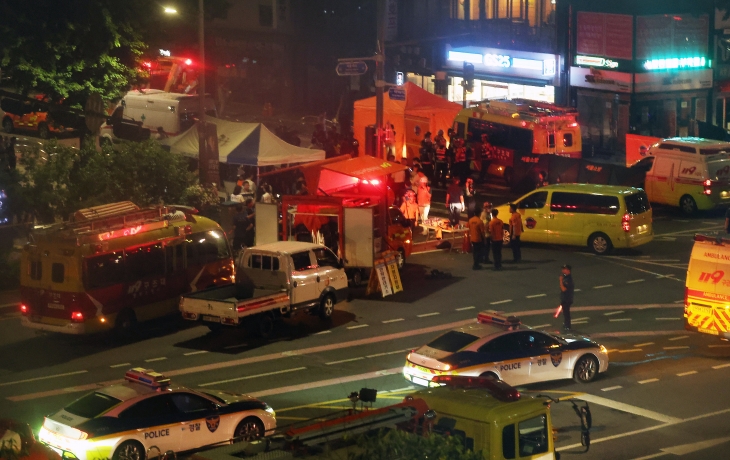 서울 시청역 교차로서 대형 교통사고