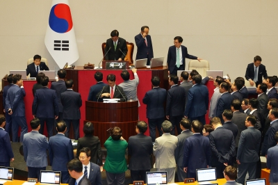 황운하 “한동훈 특검법, 與 전대 전 처리”… 민주 “檢 살인수사 밝히는 특검 수용”