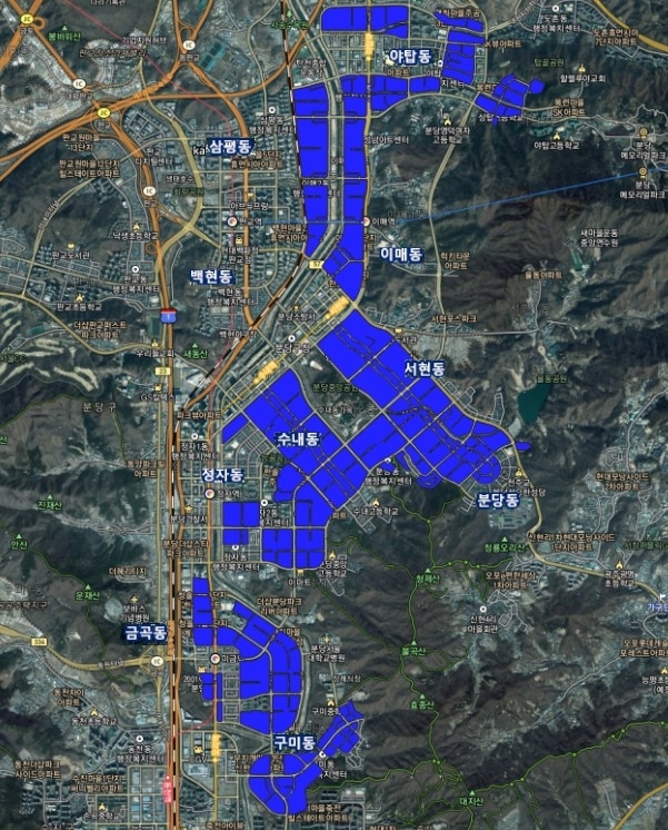 성남시 토지거래허가구역