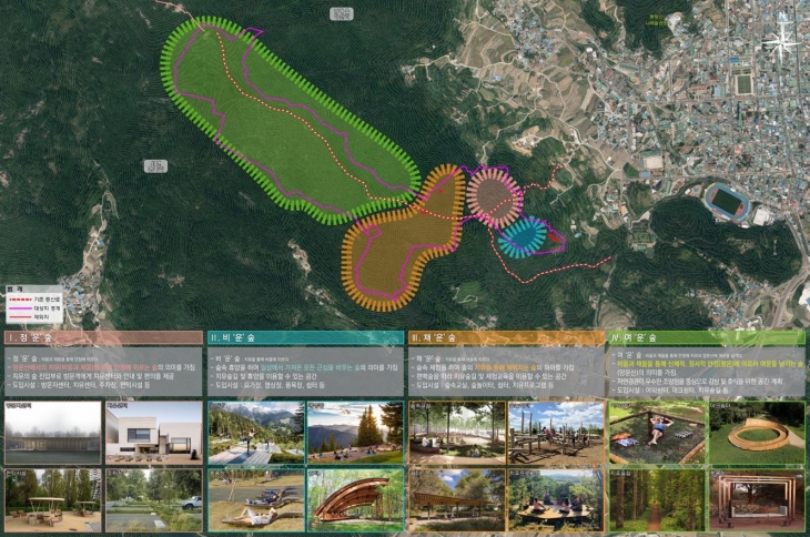 남해 망운산 치유의 숲 조성 사업 기본 구상도. 2024.7.16. 남해군 제공