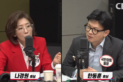 나경원 “한동훈, 왜 보수 우파의 눈물 닦아주지 않았나”