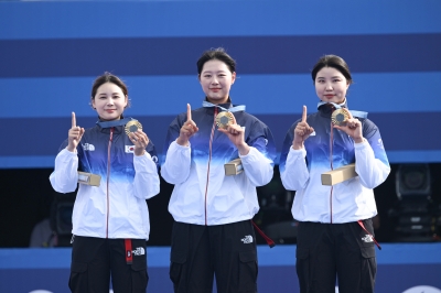 ‘세계 최강’ 한국 여자 양궁, 중국 넘고 올림픽 역사…단일종목 10연패