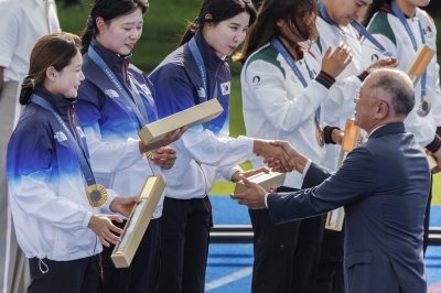 “회장님 덕분” 女양궁 시상식서 포착된 정의선…찬사 쏟아진 이유