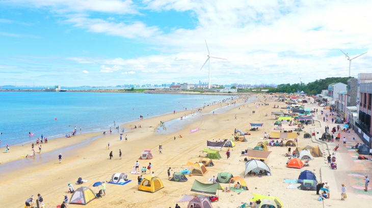 방아머리해변 전경. 안산시 제공