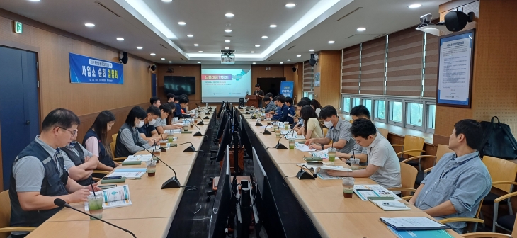 충남중기청은 한국중부발전 사업본부에서 납품대금 연동제 위탁-수탁기업 현장 설명회를 진행했다. 충남중기청 제공