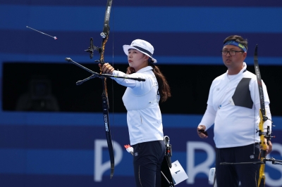 ‘최강 조합’ 임시현-김우진, 인도 꺾고 혼성단체 결승행…한국 양궁, 3번째 金 정조준