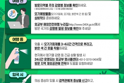 말라리아 매개 모기 밀도 2배 증가… 대구시 “모기조심 하세요”