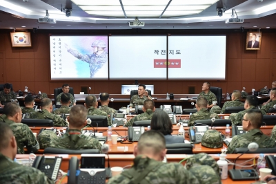 합참의장, 해병대·서북도서 대비태세 점검 “과감하고 단호한 모습으로 적에 공포줘야”